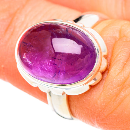 Amethyst Rings handcrafted by Ana Silver Co - RING100051