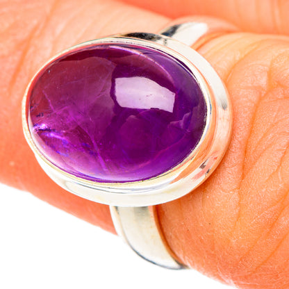 Amethyst Rings handcrafted by Ana Silver Co - RING100055