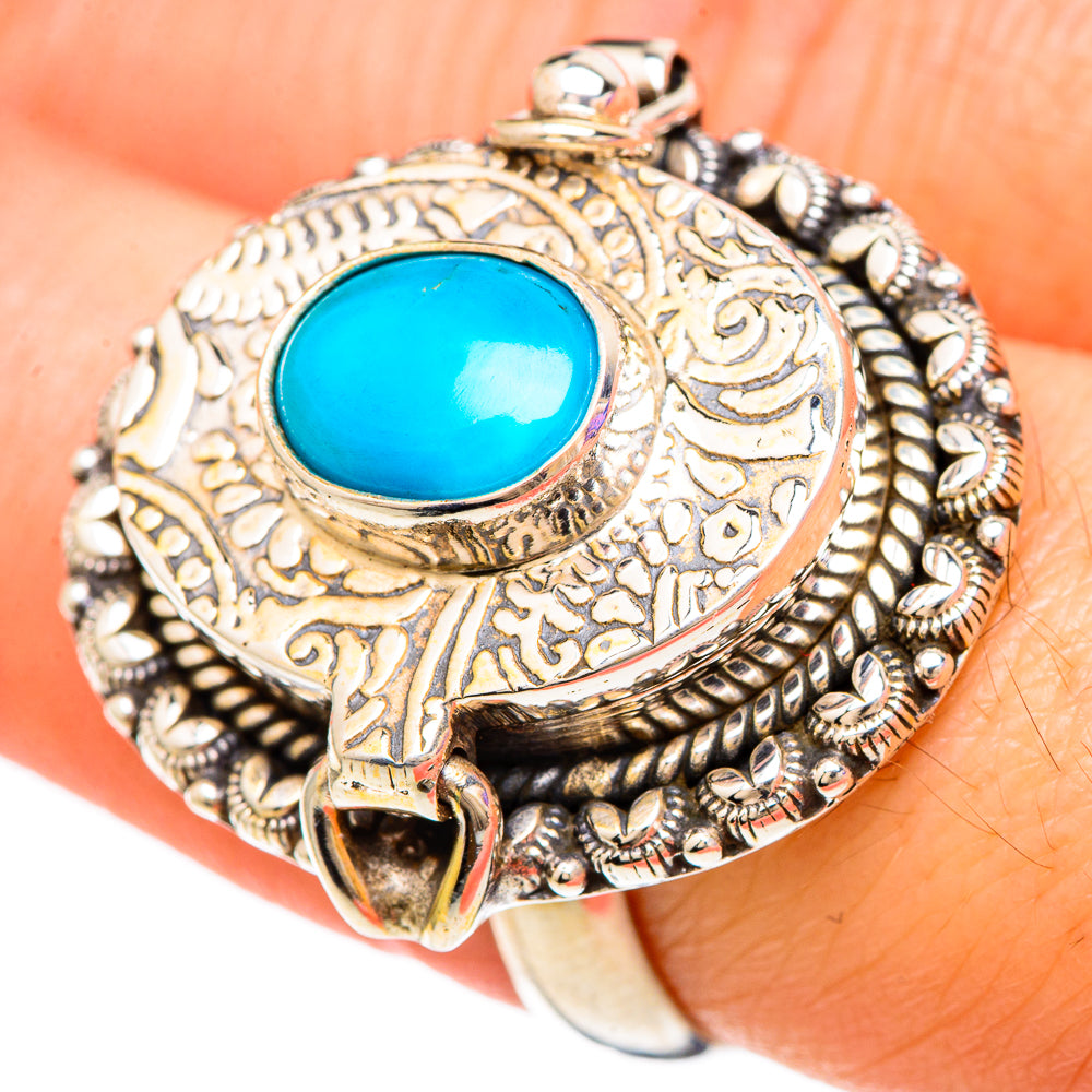 Larimar Rings handcrafted by Ana Silver Co - RING100070