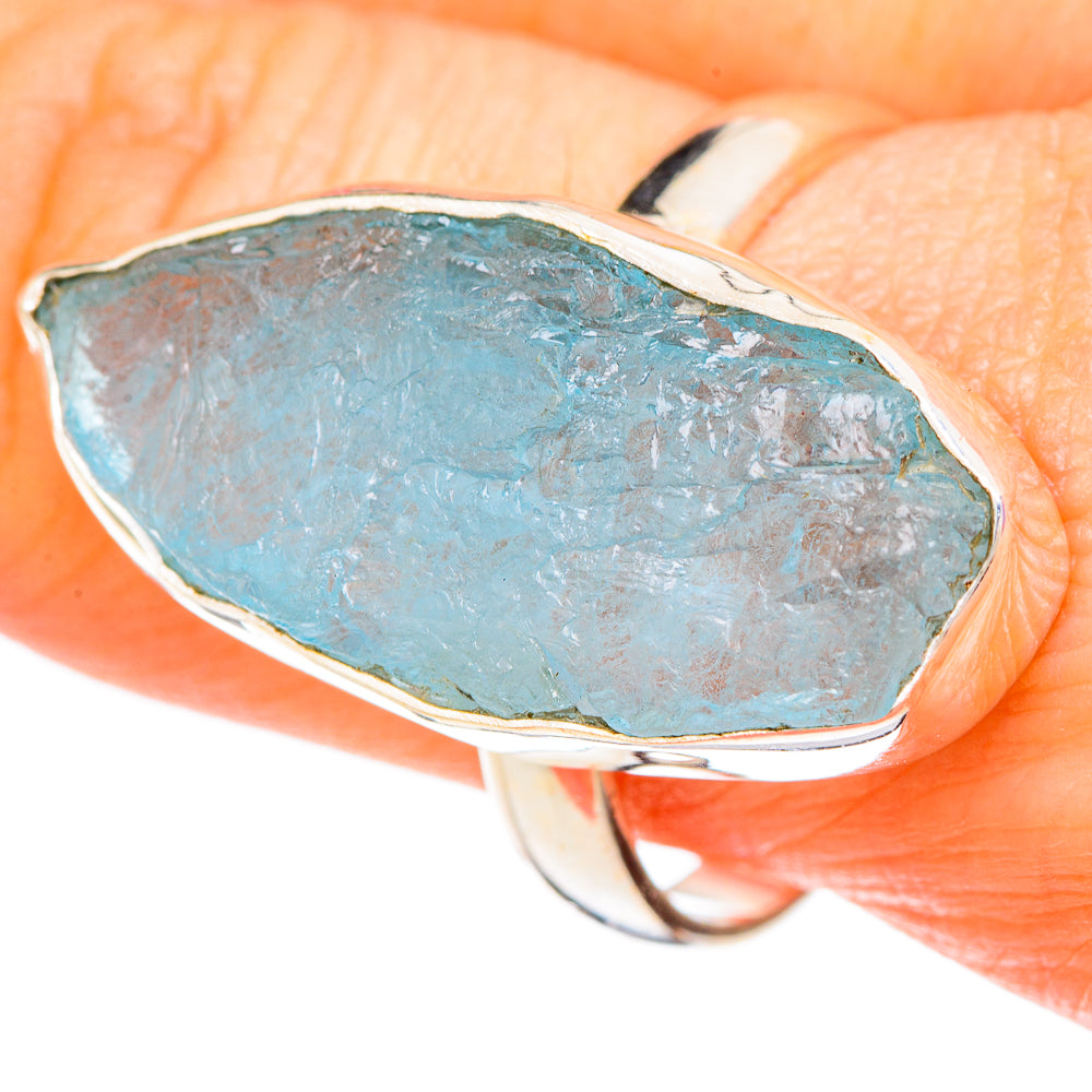 Aquamarine Rings handcrafted by Ana Silver Co - RING100071
