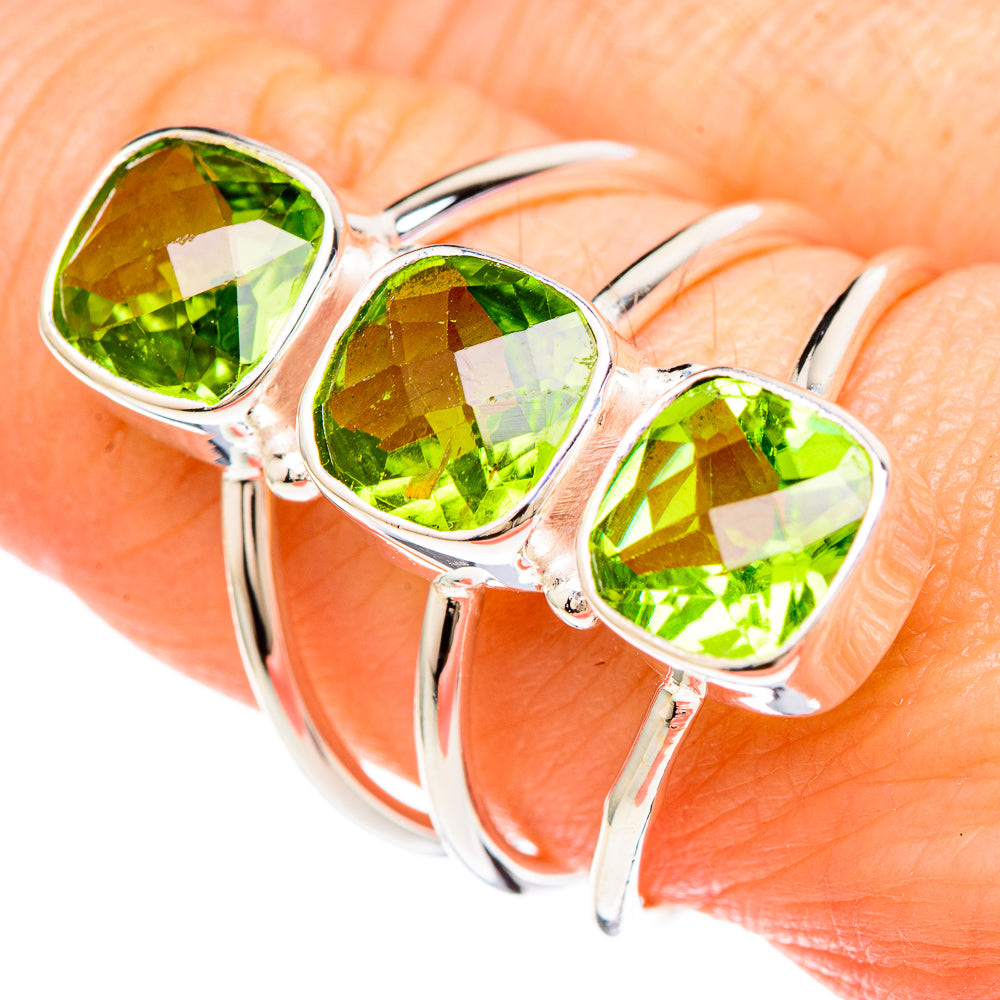 Peridot Rings handcrafted by Ana Silver Co - RING100082