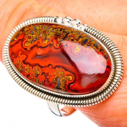 Moroccan Agate Rings handcrafted by Ana Silver Co - RING100086