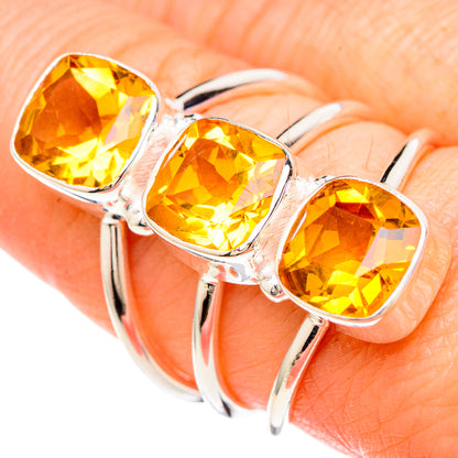 Citrine Rings handcrafted by Ana Silver Co - RING100088