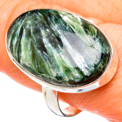 Seraphinite Rings handcrafted by Ana Silver Co - RING100116