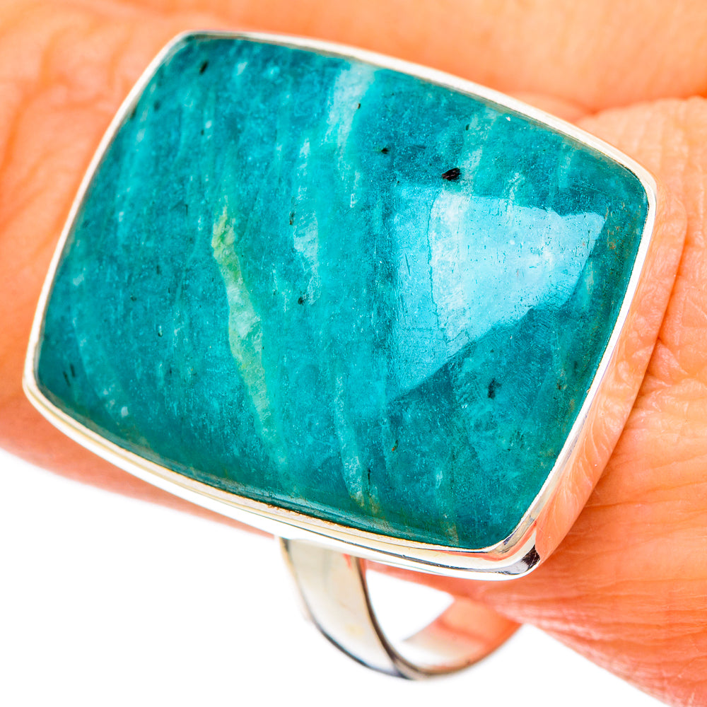 Amazonite Rings handcrafted by Ana Silver Co - RING100120