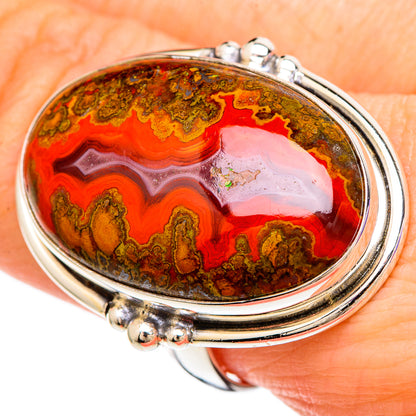 Moroccan Agate Rings handcrafted by Ana Silver Co - RING100124
