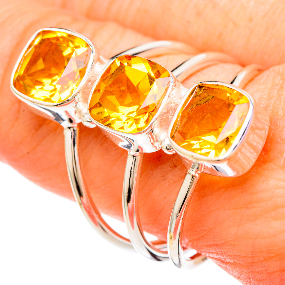 Citrine Rings handcrafted by Ana Silver Co - RING100127