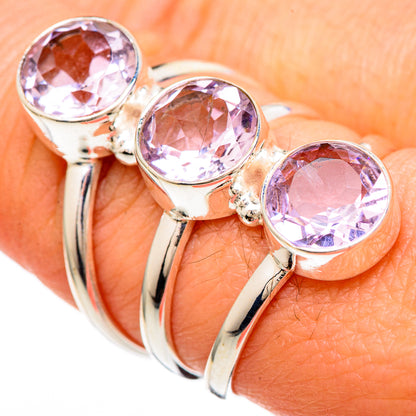 Kunzite Rings handcrafted by Ana Silver Co - RING100130