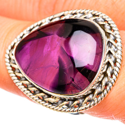 Star Amethyst Rings handcrafted by Ana Silver Co - RING100132