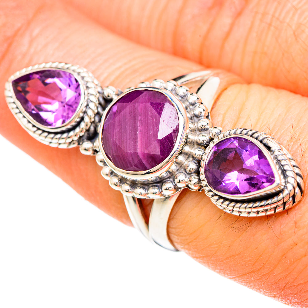 Ruby Rings handcrafted by Ana Silver Co - RING100139