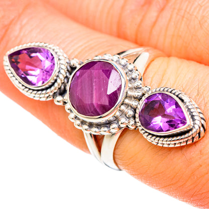 Ruby Rings handcrafted by Ana Silver Co - RING100139