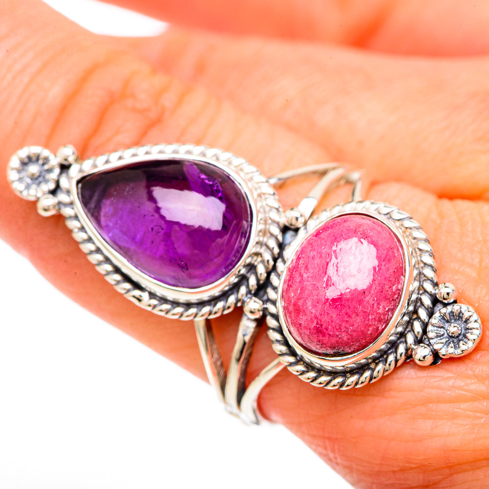 Amethyst Rings handcrafted by Ana Silver Co - RING100141