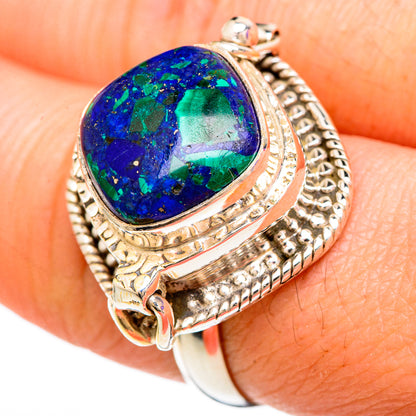 Azurite Rings handcrafted by Ana Silver Co - RING100142