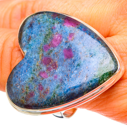 Ruby Fuchsite Rings handcrafted by Ana Silver Co - RING100145