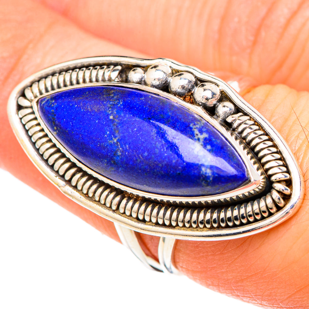 Lapis Lazuli Rings handcrafted by Ana Silver Co - RING100148