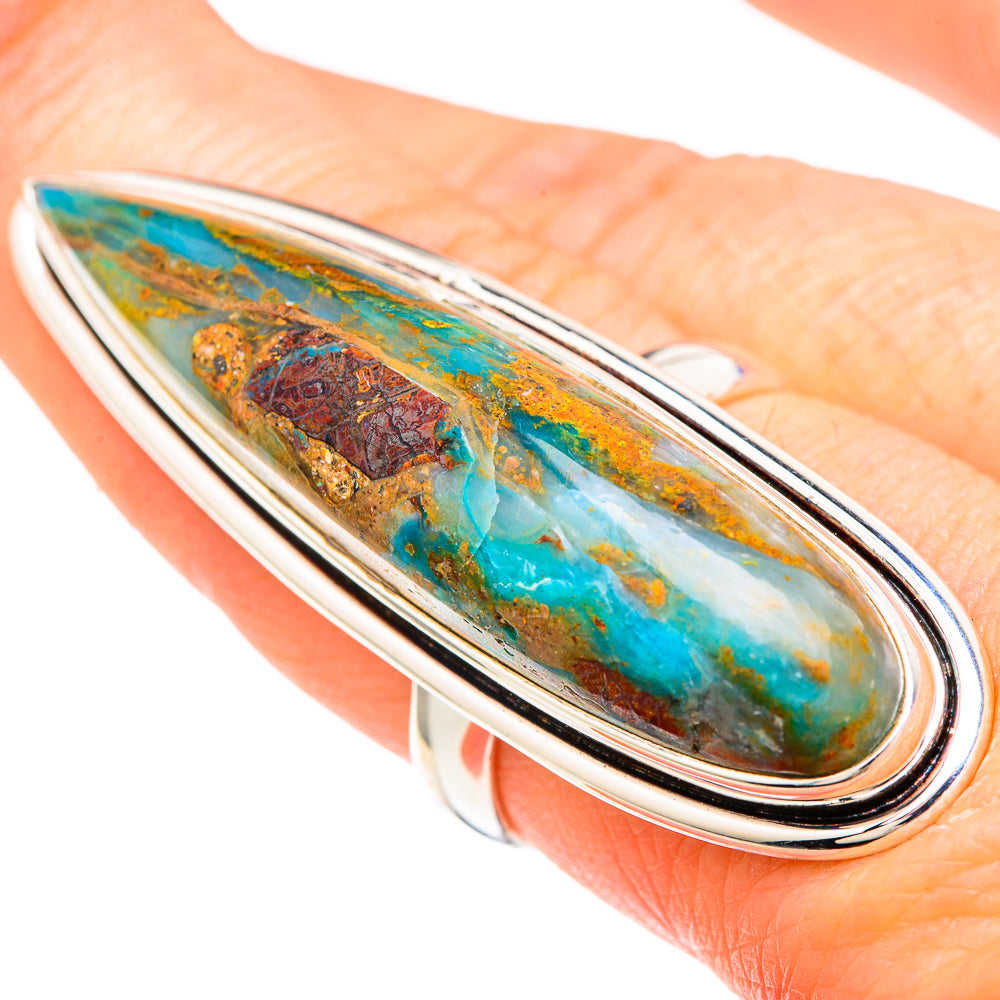 Peruvian Opal Rings handcrafted by Ana Silver Co - RING100149