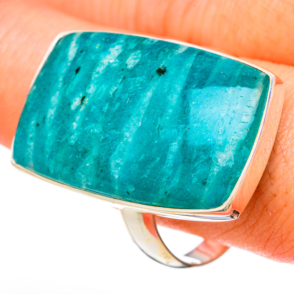 Amazonite Rings handcrafted by Ana Silver Co - RING100151