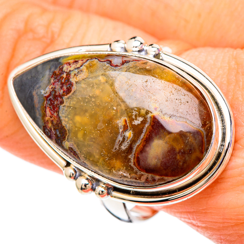 Butterfly Jasper Rings handcrafted by Ana Silver Co - RING100158