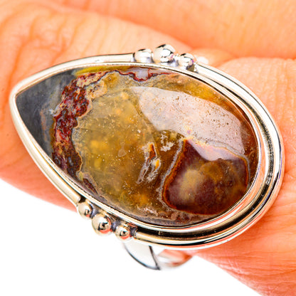 Butterfly Jasper Rings handcrafted by Ana Silver Co - RING100158