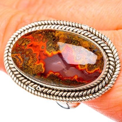 Moroccan Agate Rings handcrafted by Ana Silver Co - RING100160