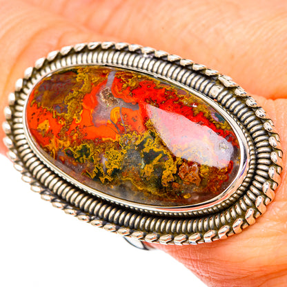 Moroccan Agate Rings handcrafted by Ana Silver Co - RING100162