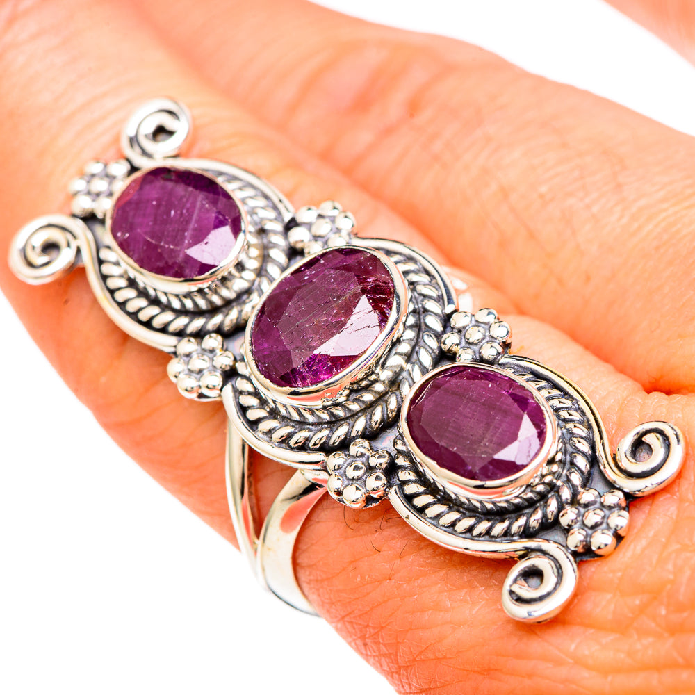 Ruby Rings handcrafted by Ana Silver Co - RING100165