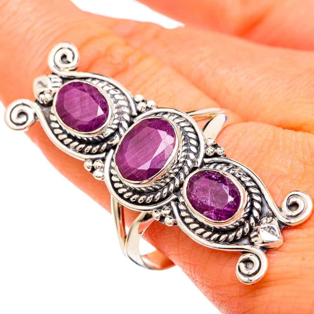 Ruby Rings handcrafted by Ana Silver Co - RING100166