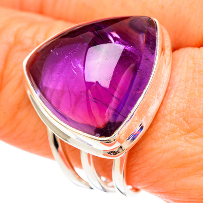 Amethyst Rings handcrafted by Ana Silver Co - RING100167