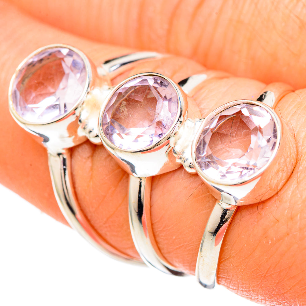 Kunzite Rings handcrafted by Ana Silver Co - RING100168