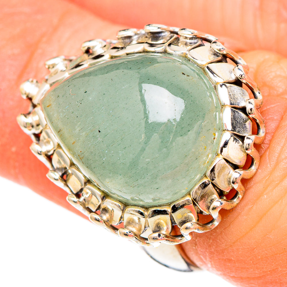 Aquamarine Rings handcrafted by Ana Silver Co - RING100175