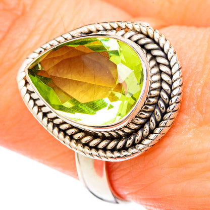 Peridot Rings handcrafted by Ana Silver Co - RING100179