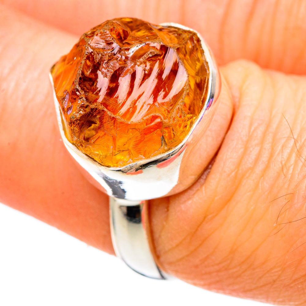 Citrine Rings handcrafted by Ana Silver Co - RING100182