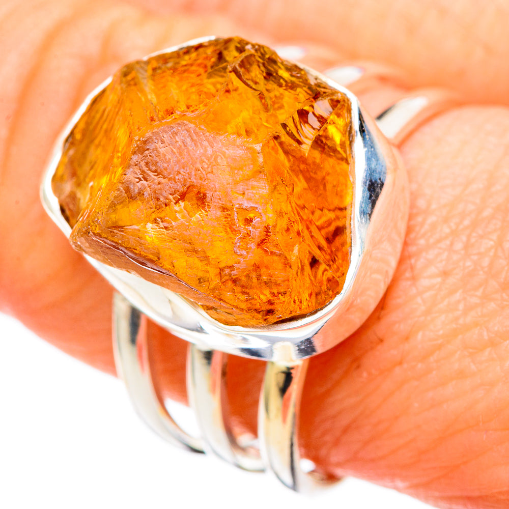 Citrine Rings handcrafted by Ana Silver Co - RING100184