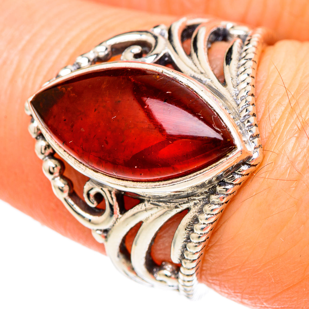 Baltic Amber Rings handcrafted by Ana Silver Co - RING100188