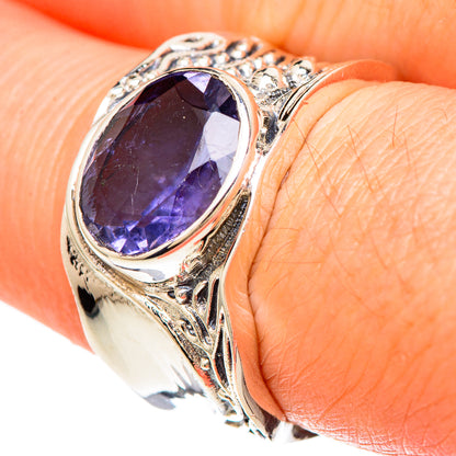 Violet Spinel Rings handcrafted by Ana Silver Co - RING100189