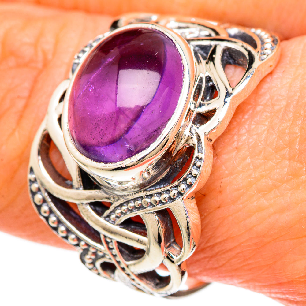 Amethyst Rings handcrafted by Ana Silver Co - RING100190