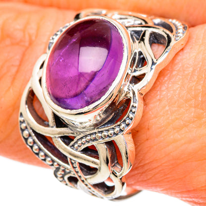 Amethyst Rings handcrafted by Ana Silver Co - RING100190