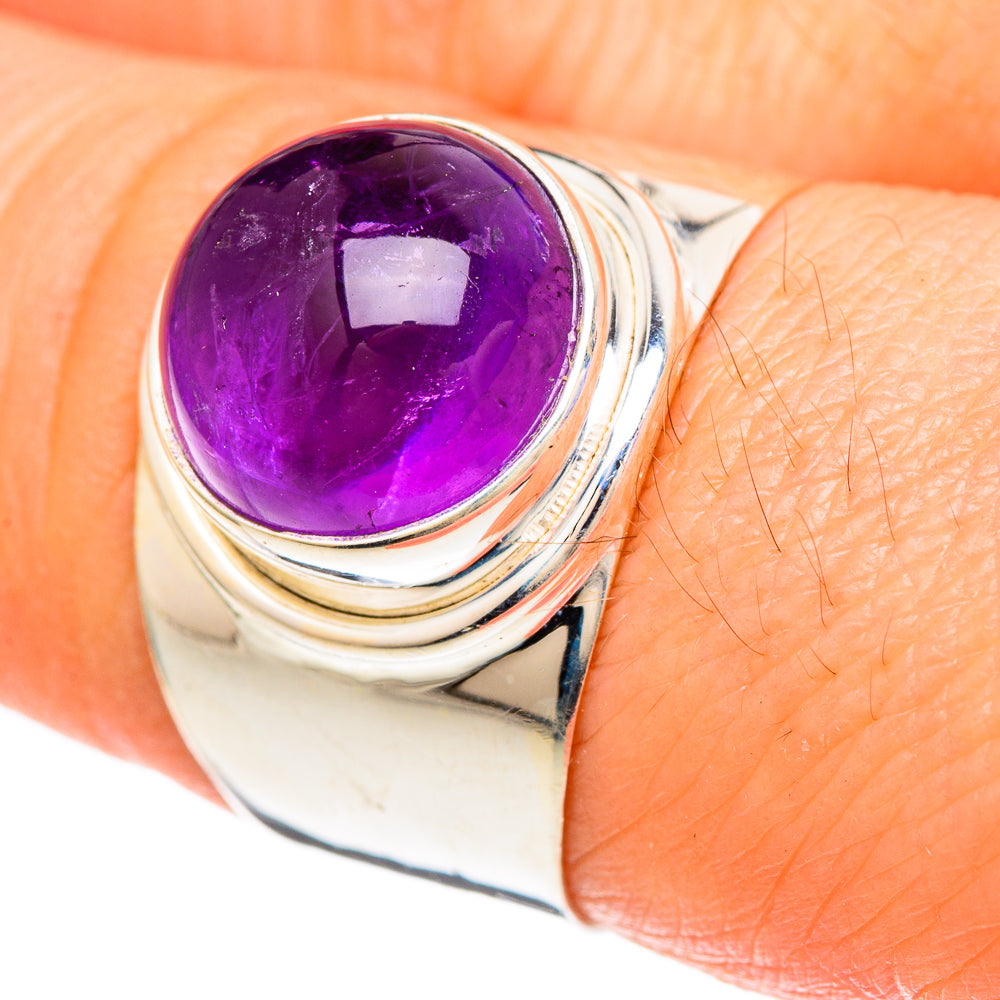 Amethyst Rings handcrafted by Ana Silver Co - RING100192