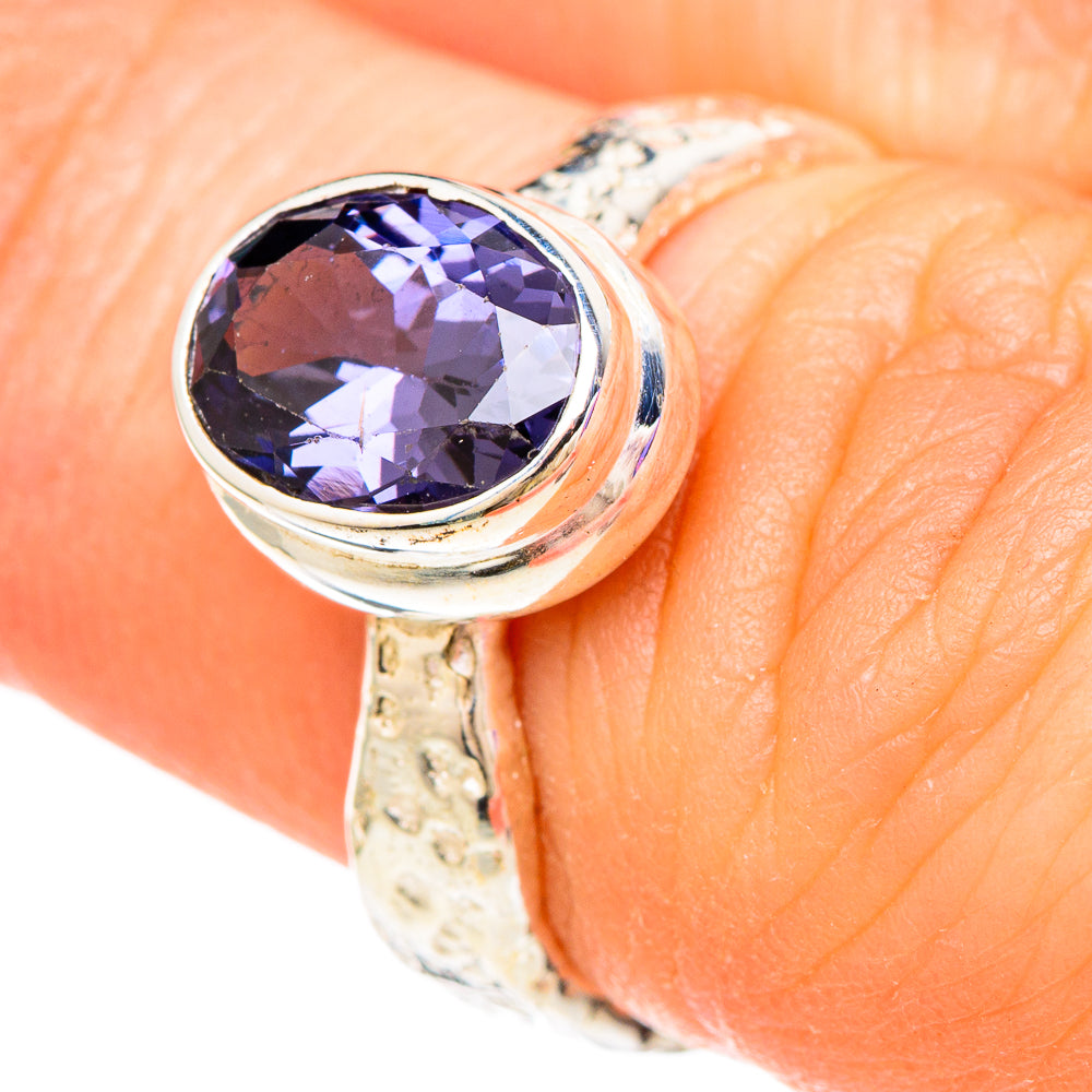 Violet Spinel Rings handcrafted by Ana Silver Co - RING100193