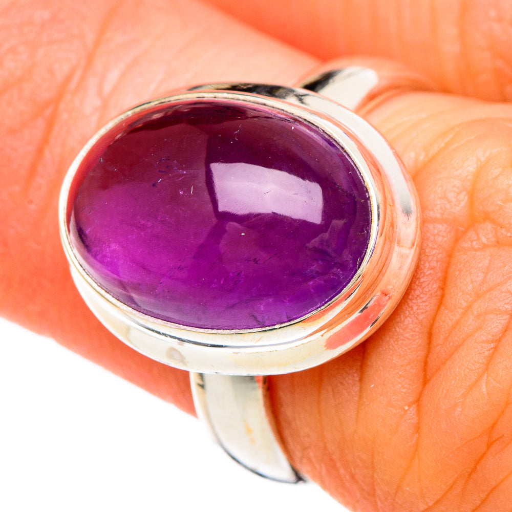 Amethyst Rings handcrafted by Ana Silver Co - RING100196