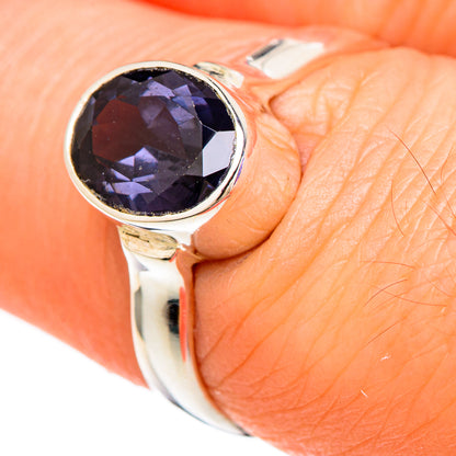Violet Spinel Rings handcrafted by Ana Silver Co - RING100197