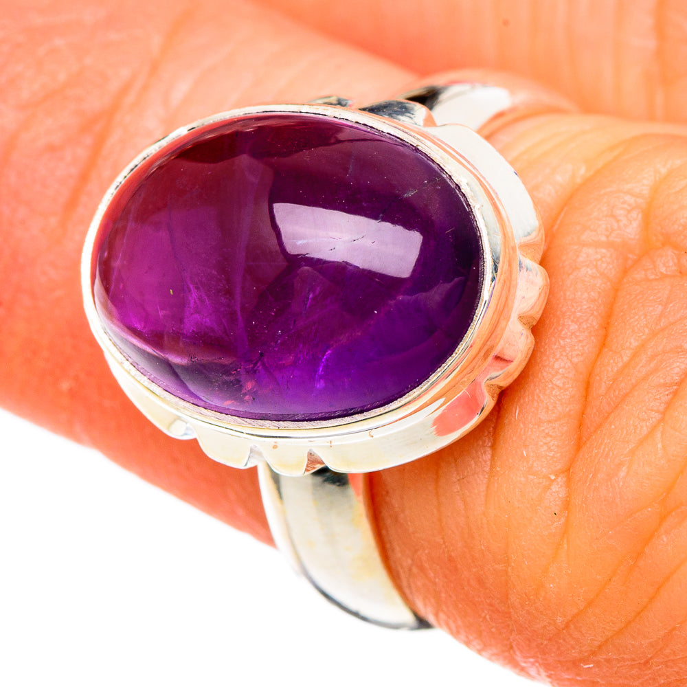 Amethyst Rings handcrafted by Ana Silver Co - RING100198