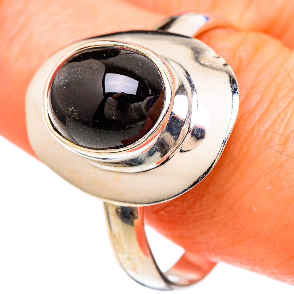 Black Onyx Rings handcrafted by Ana Silver Co - RING100200
