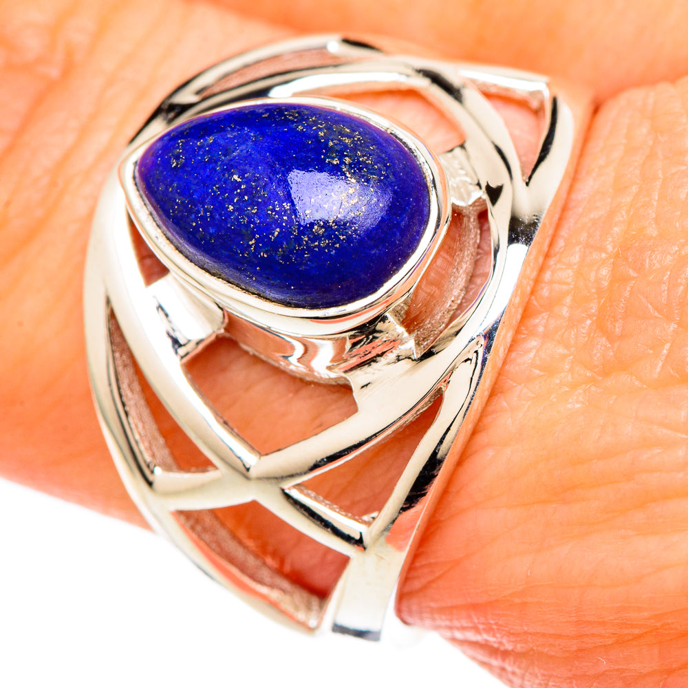 Lapis Lazuli Rings handcrafted by Ana Silver Co - RING100204