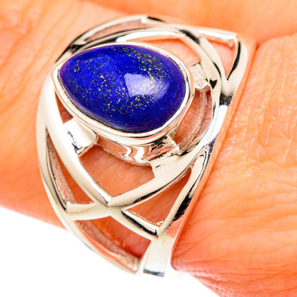 Lapis Lazuli Rings handcrafted by Ana Silver Co - RING100204