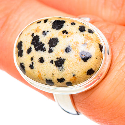 Dalmatian Jasper Rings handcrafted by Ana Silver Co - RING100213