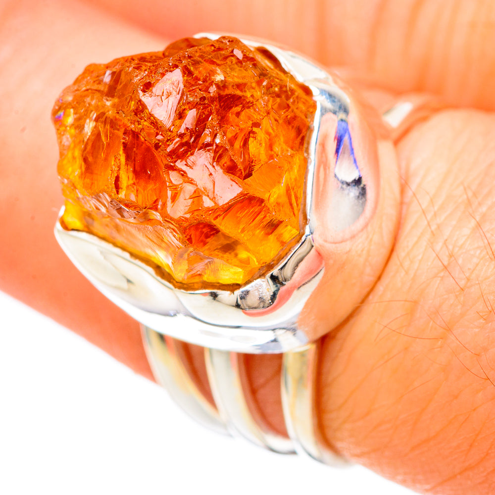 Citrine Rings handcrafted by Ana Silver Co - RING100215