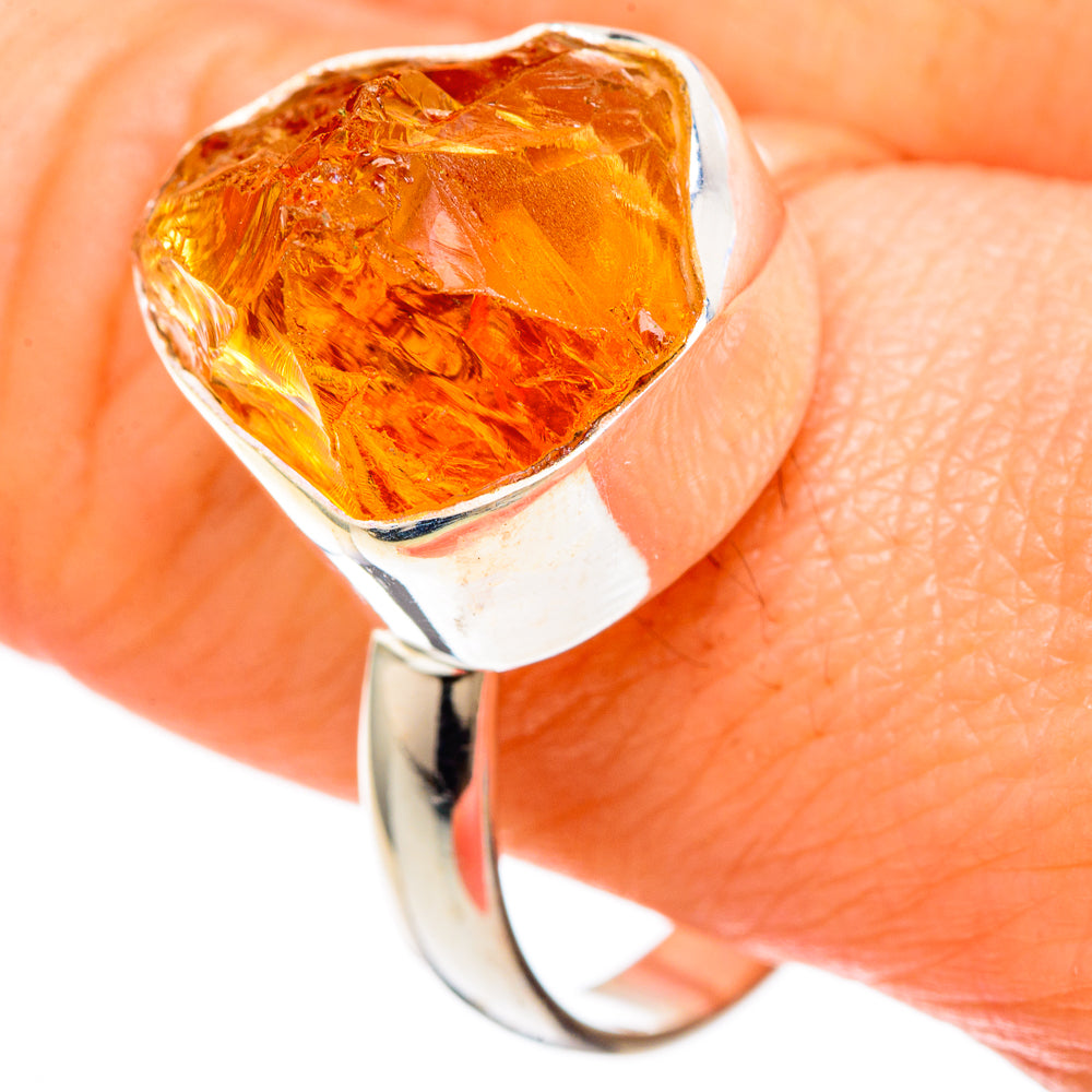 Citrine Rings handcrafted by Ana Silver Co - RING100217