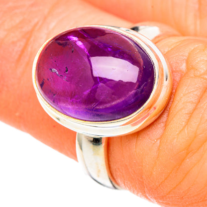 Amethyst Rings handcrafted by Ana Silver Co - RING100221