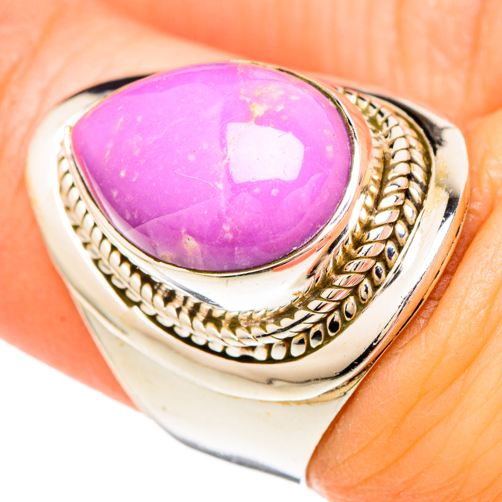 Phosphosiderite Rings handcrafted by Ana Silver Co - RING100222
